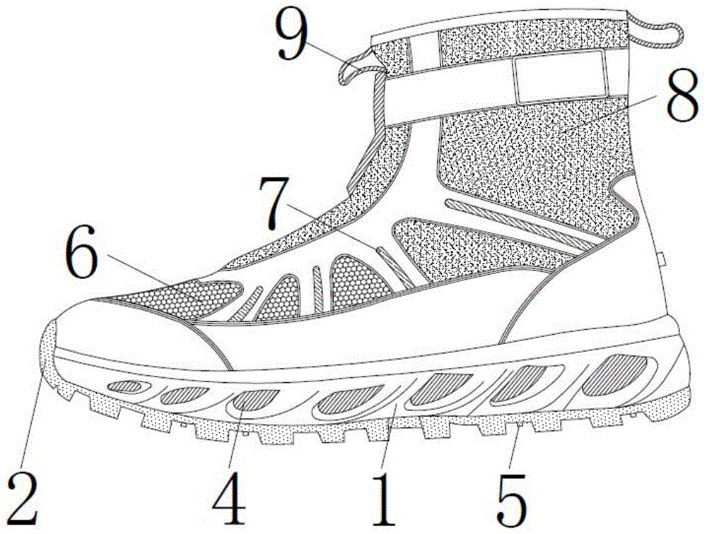 一种水域救援专用靴的制作方法