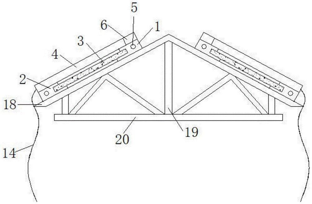 一种基于太阳能板的绿色建筑集成屋顶的制作方法