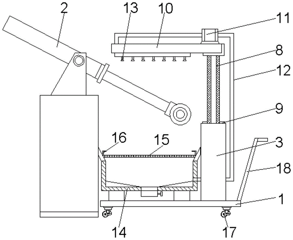 一种方坯连铸拉矫机液压缸的冷却装置的制作方法