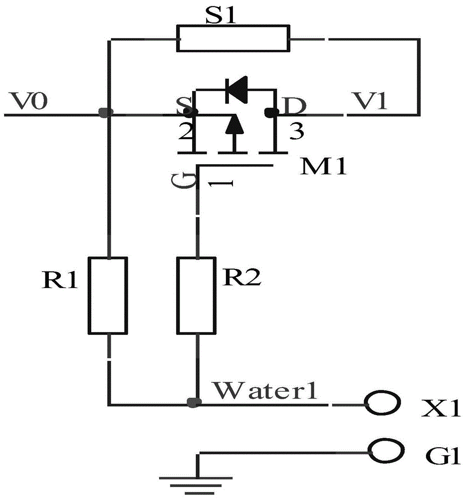 一种三线串联式电子水尺电路的制作方法