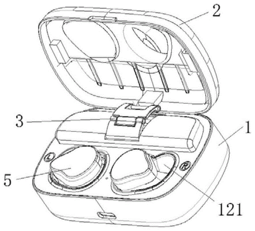 一种无线耳机充电收纳盒的制作方法
