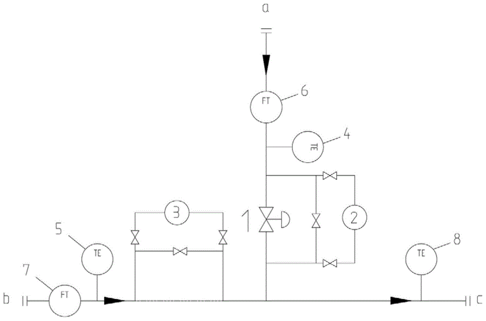 一种管道汇流液体温度的控制系统的制作方法