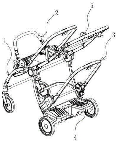 一种婴儿推车折叠车架的制作方法