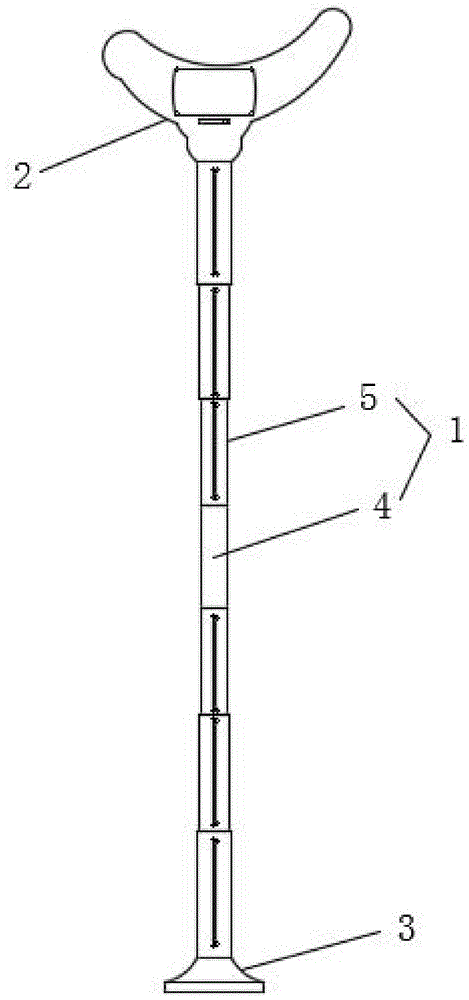 一种便携式智能老人拐杖的制作方法