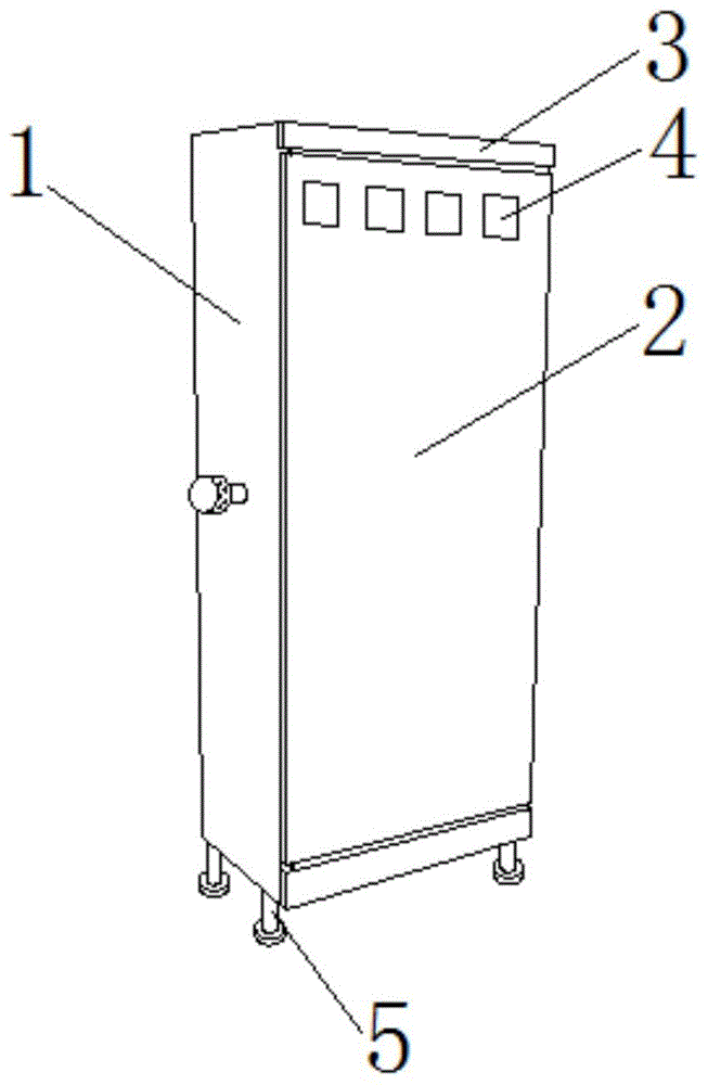 一种可调节高度的配电柜的制作方法