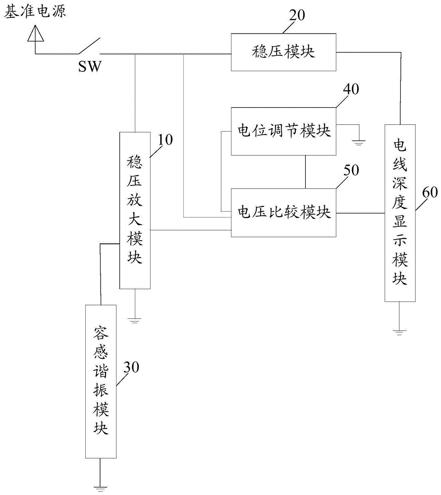 电线探测电路及电线探测装置的制作方法