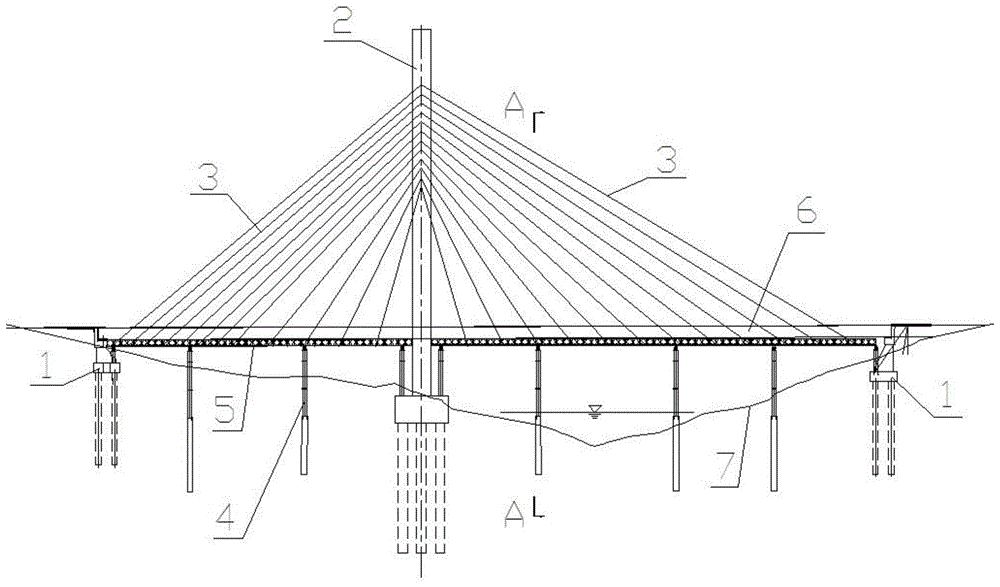 斜拉桥的拉索辅助支架的制作方法