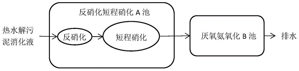 一种利用同步短程硝化反硝化厌氧氨氧化耦合驱动实现高效脱氮的方法与