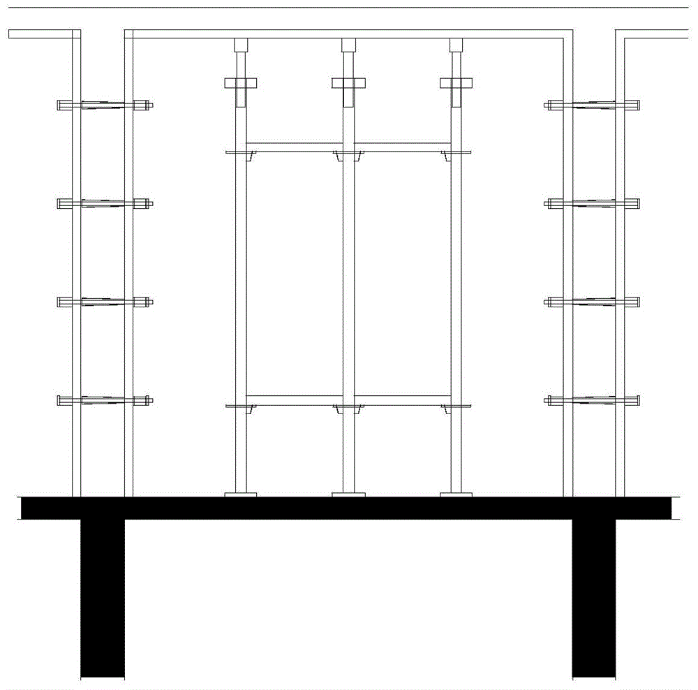 一种现浇全骨架模板体系的制作方法