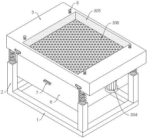 一种制备电动工具碳刷用的过筛装置的制作方法