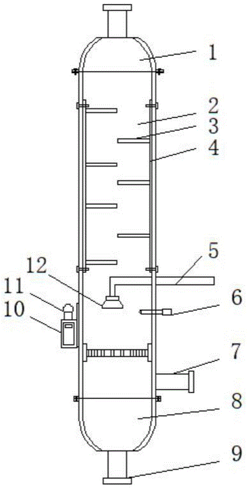 一种防堵化工用精馏塔的制作方法