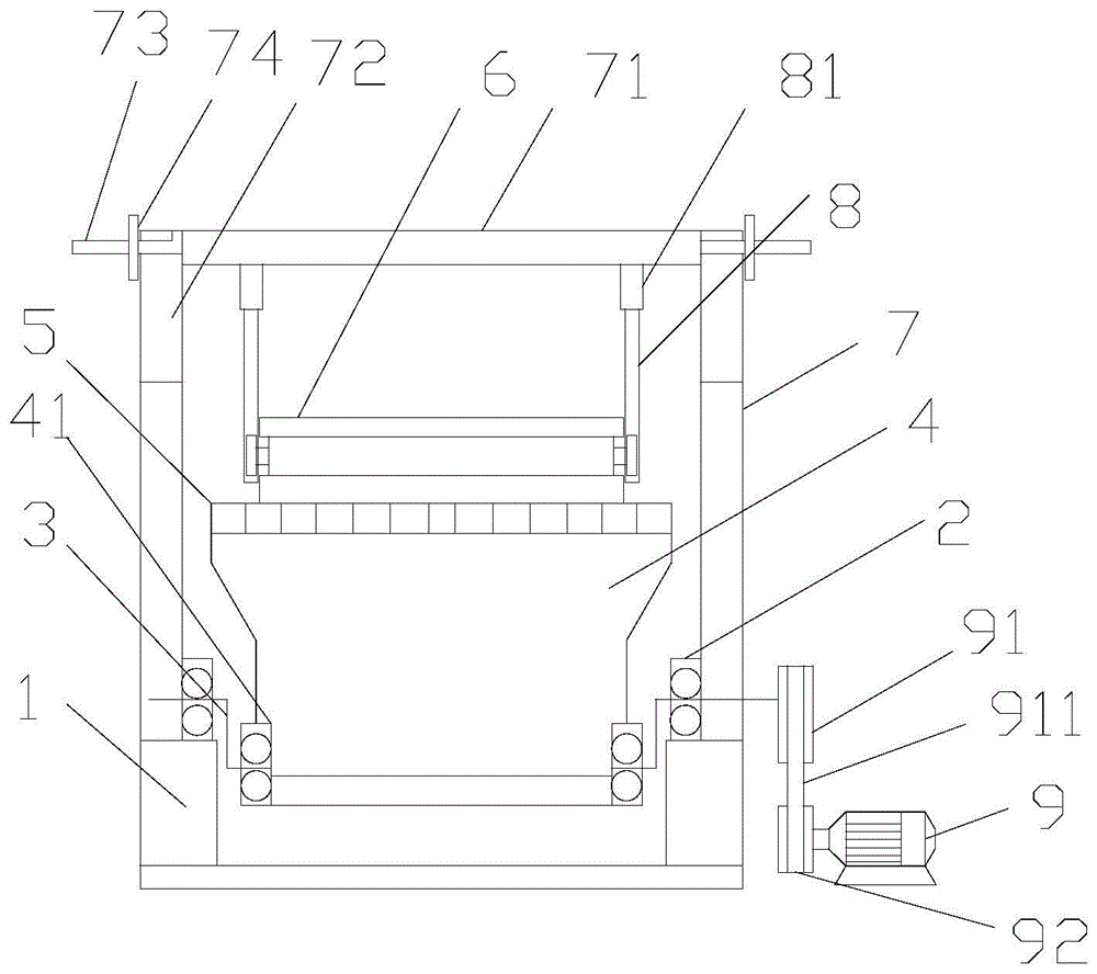 一种振动落砂机构的制作方法