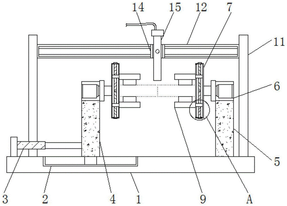 一种立式长轴泵生产用接管焊接装置的制作方法