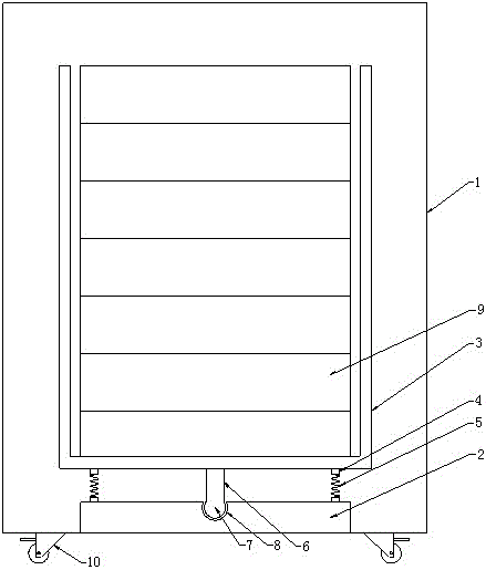 一种用于承载计算机硬盘的运输架的制作方法