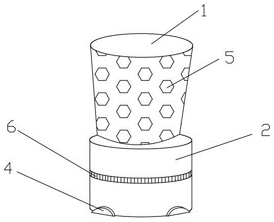 一种放置平稳的硅胶杯套的制作方法