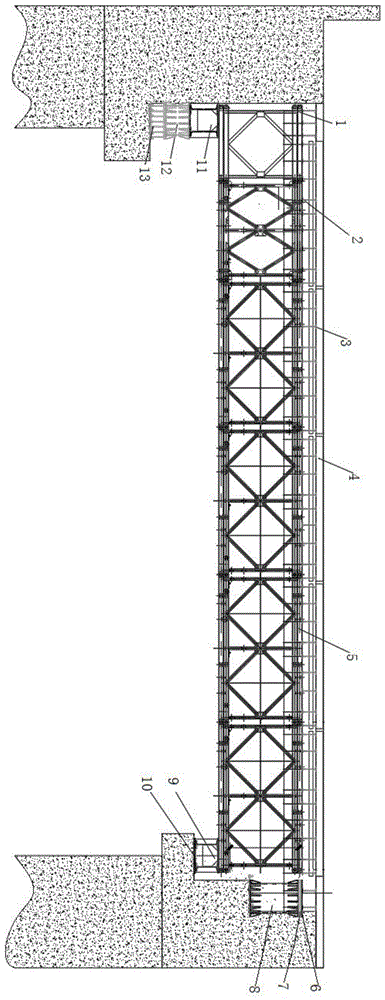 一种龙门吊组合式梁装置的制作方法