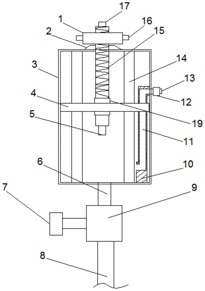 一种制冷机组冷冻油更换的中间装置的制作方法