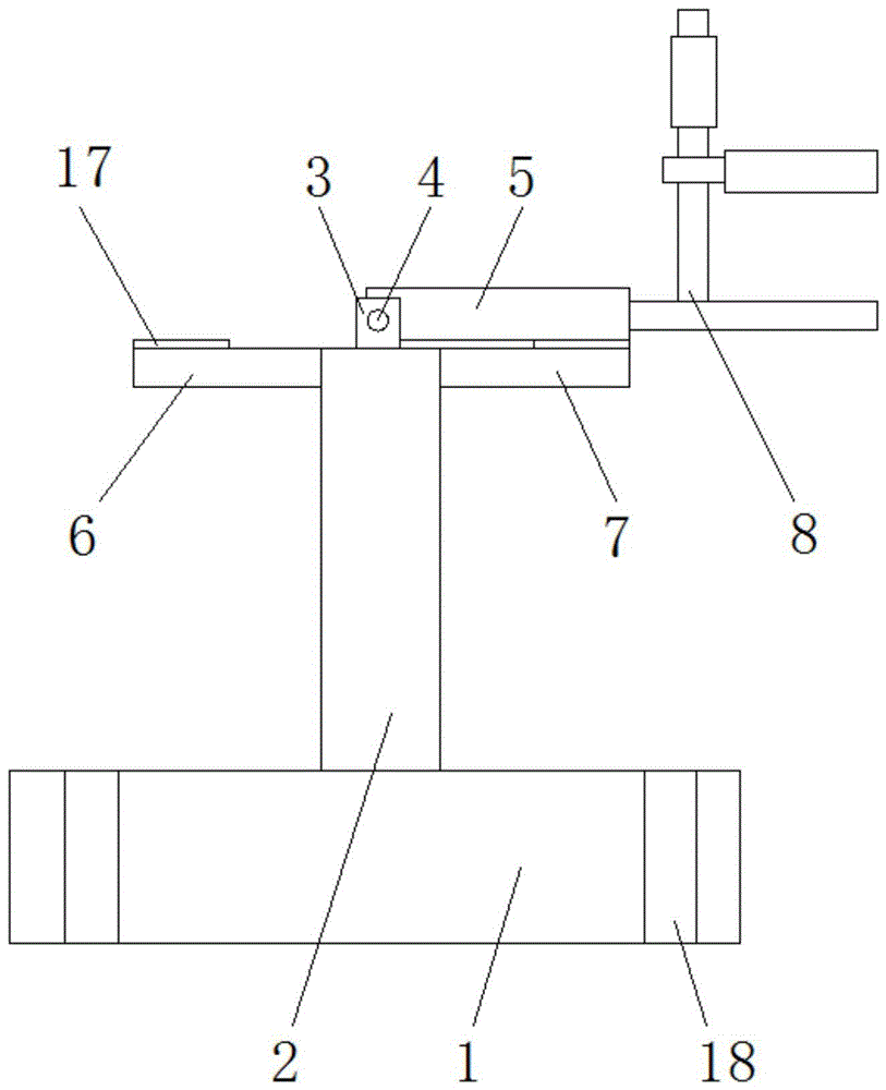 一种法兰加工打磨用夹持结构的制作方法