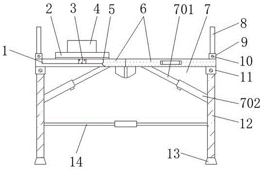 一种建筑工程施工工作架的制作方法