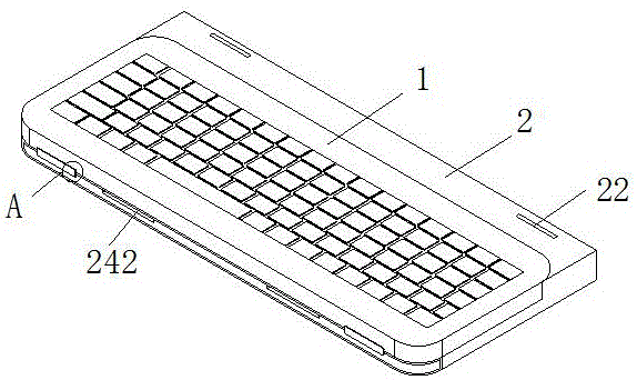 一种便携式电脑键盘的制作方法