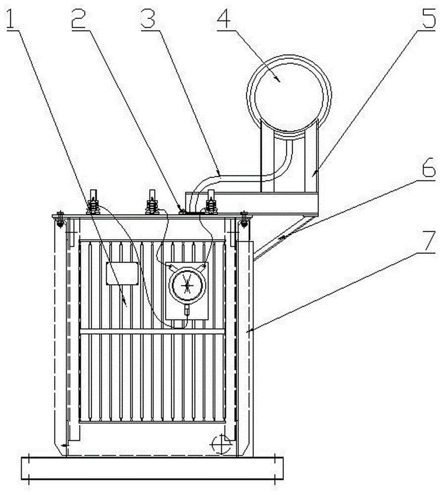 一种变压器储油柜角钢支撑结构的制作方法