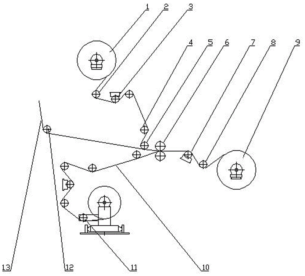 一种预浸料覆膜系统的制作方法