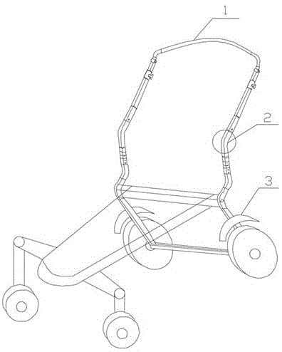 一种可调节折叠机构的手推车的制作方法