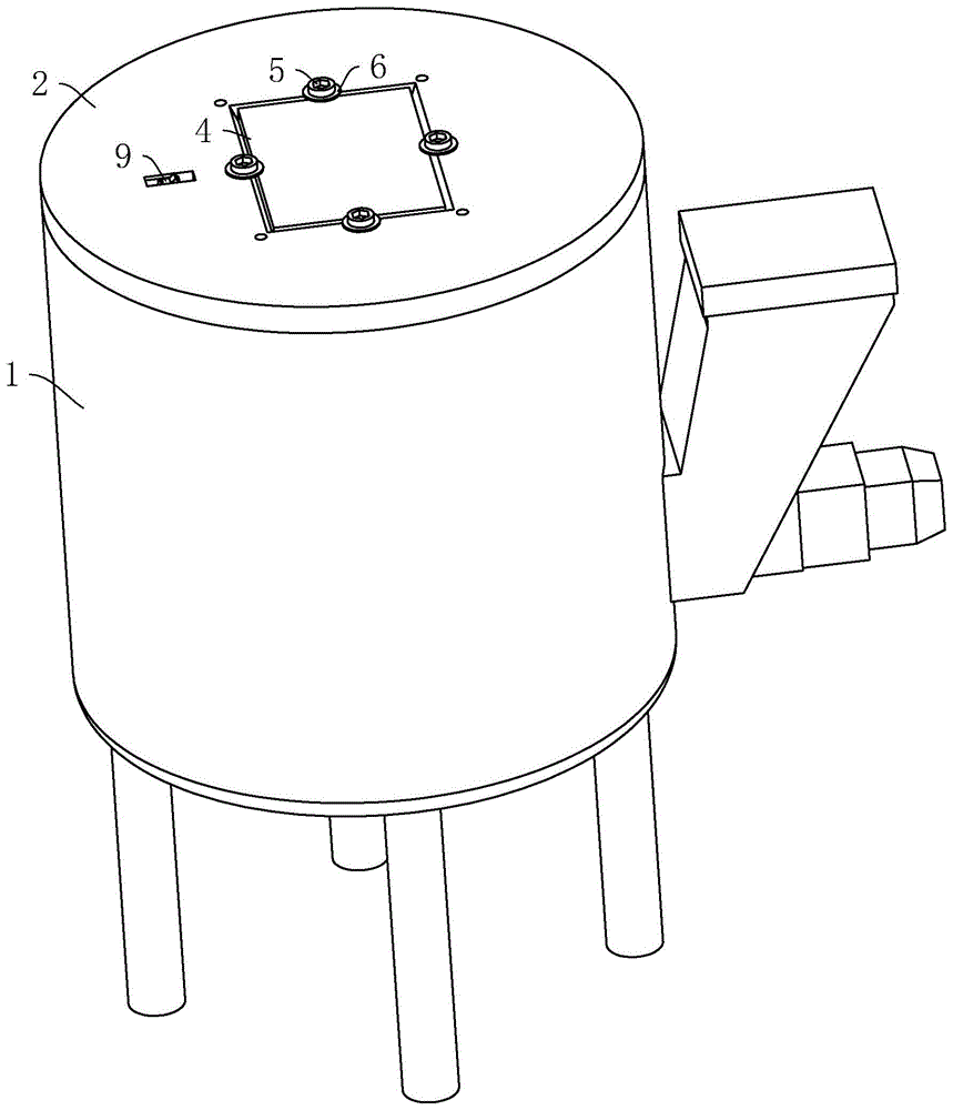一种吹塑机物料桶的制作方法