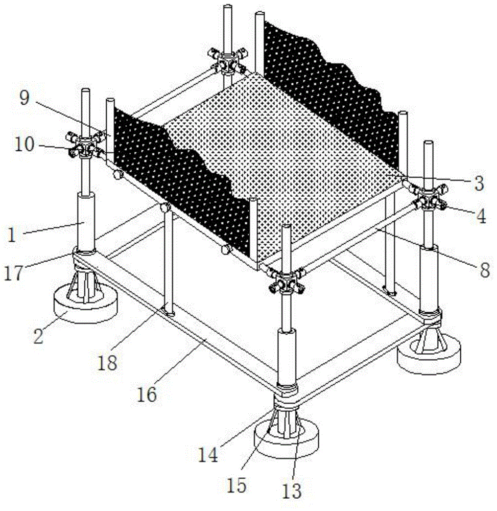 一种土木工程建筑施工支架的制作方法