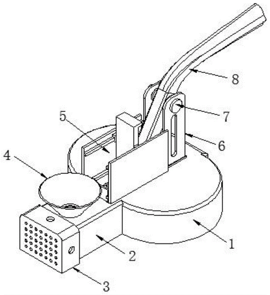 一种厨房用切片捻蒜器的制作方法