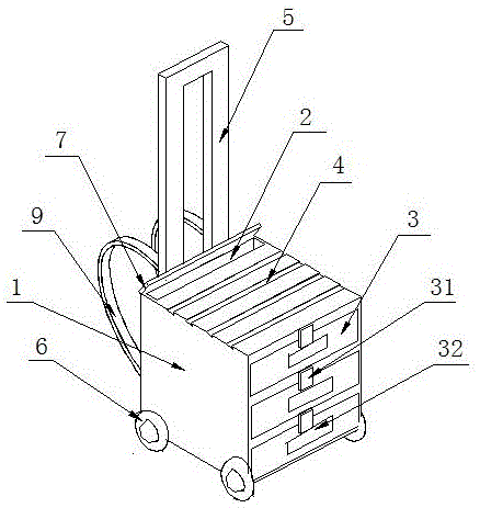 一种便捷式工具画箱的制作方法