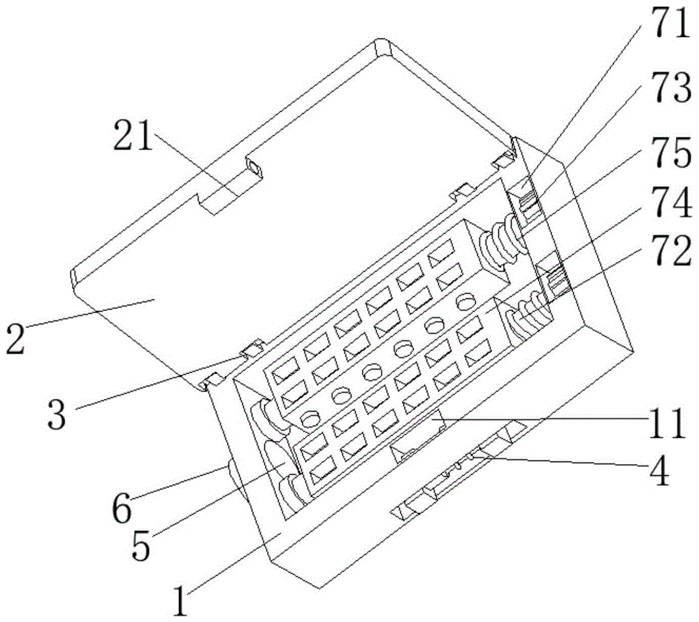 一种计算机用光纤配线架结构的制作方法
