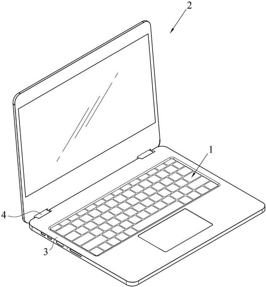 沉降式键盘装置的制作方法