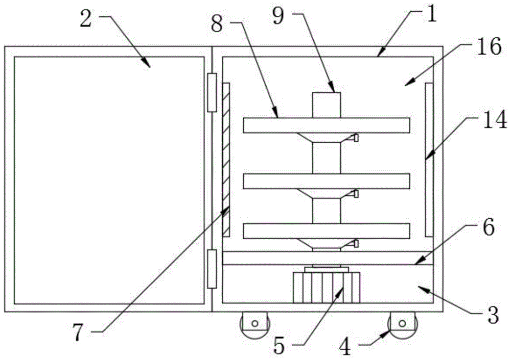 一种糕点生产用存放容器的制作方法