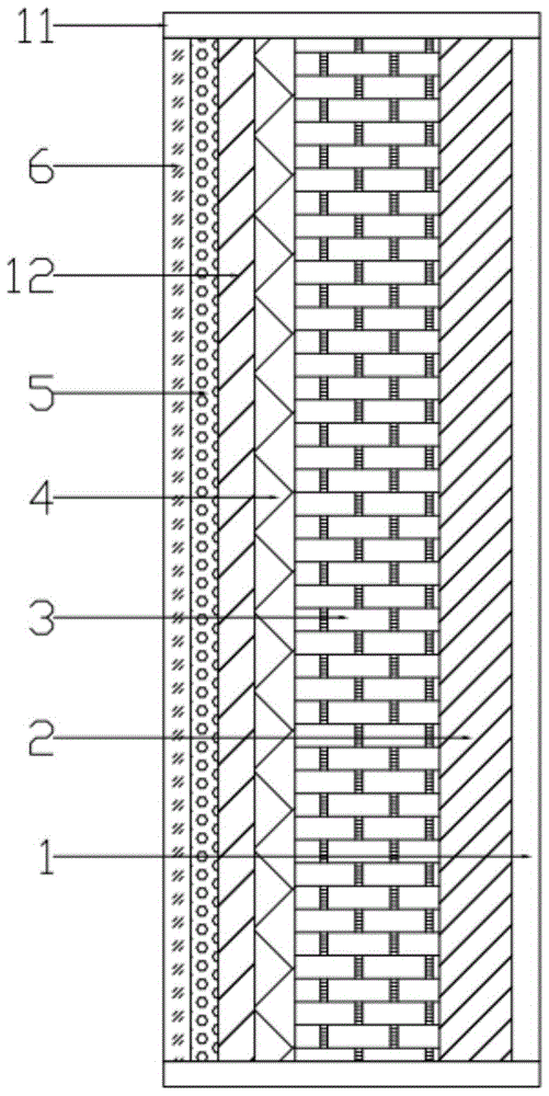 一种减震防火建筑材料结构的制作方法