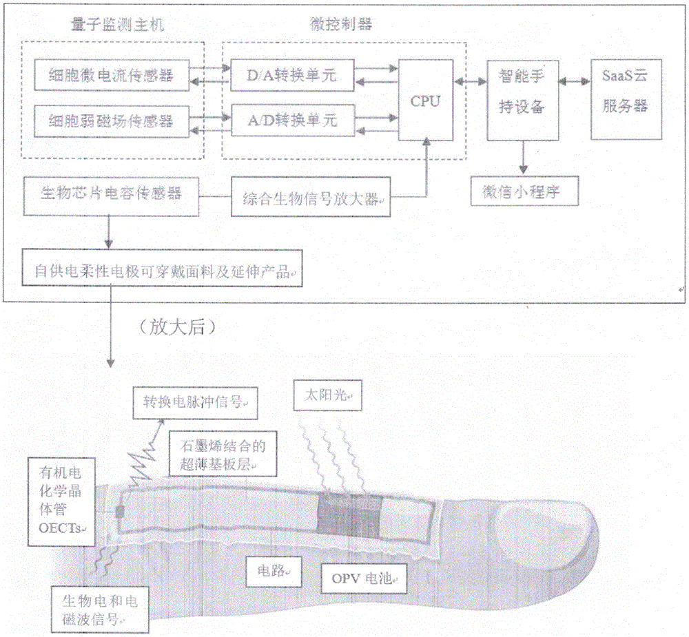 一种自供电柔性电极的智能可穿戴组件的制作方法