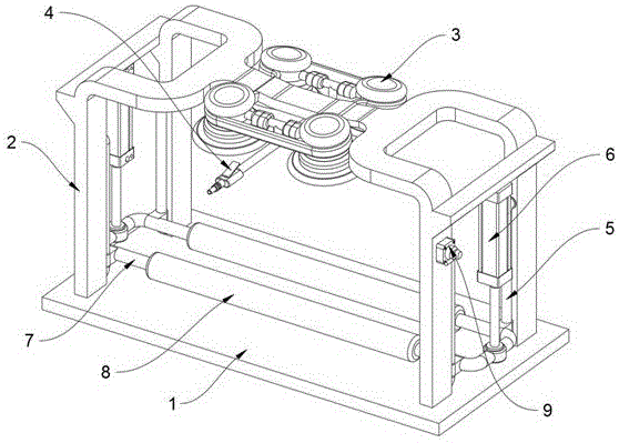 一种动车风缸加工用气动打磨装置的制作方法