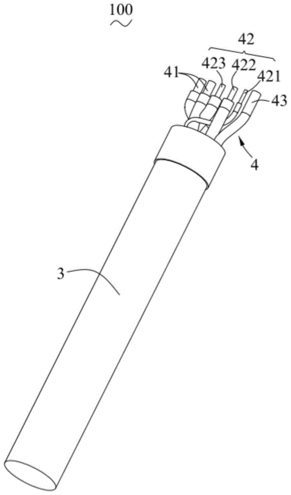 电连接器插头及其排线方法与流程