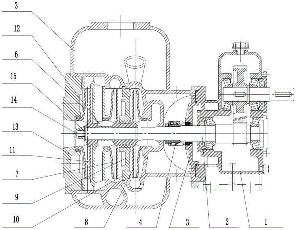 复合式自吸离心泵的制作方法