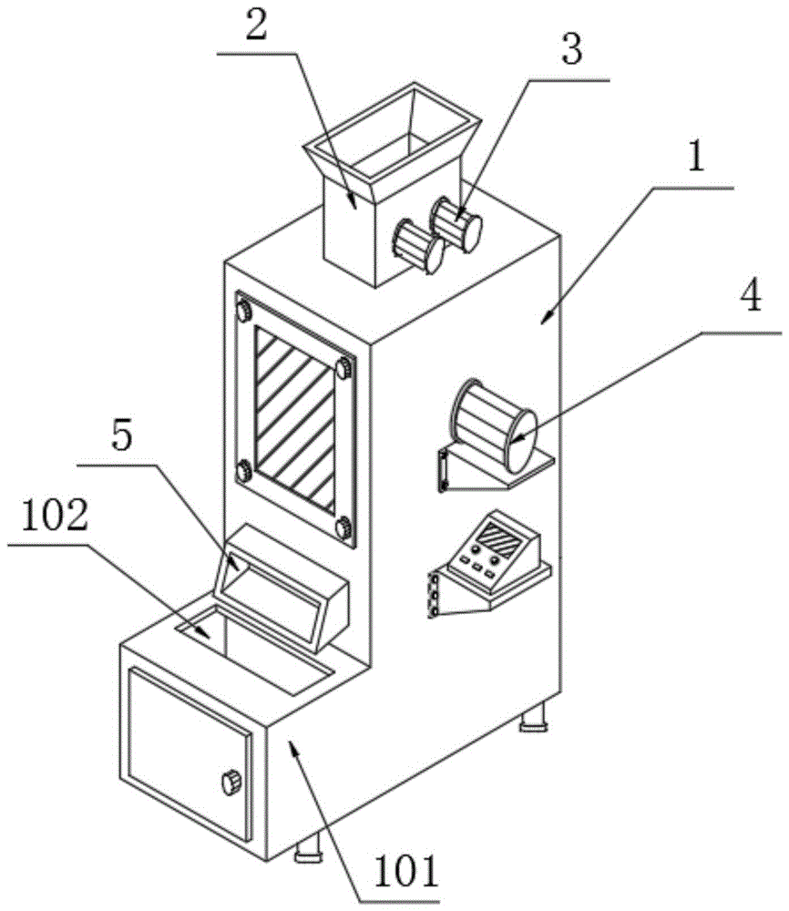 一种磁疗热帖生产用辊压机的制作方法