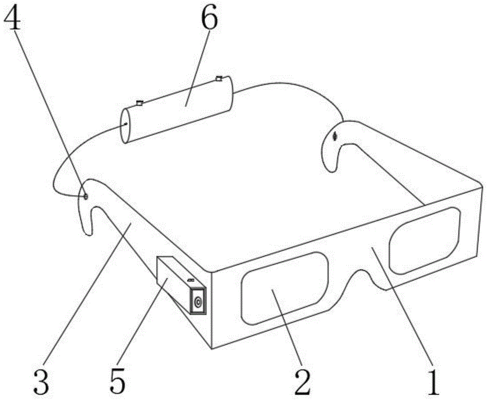 一种简易型纸眼镜的制作方法