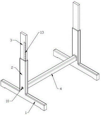 支撑架及其桌子和椅子的制作方法