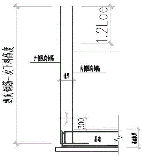 地下室墙体免基础插筋的施工方法与流程