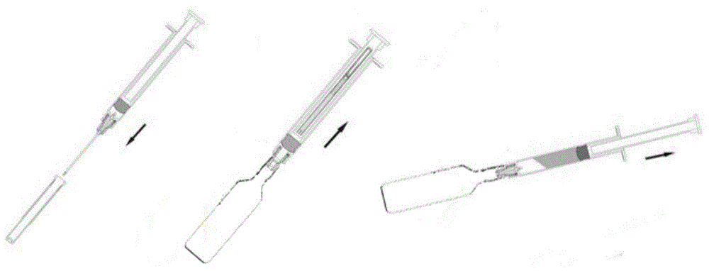 一种适用于油性安剖瓶容纳药品的注射器的制作方法