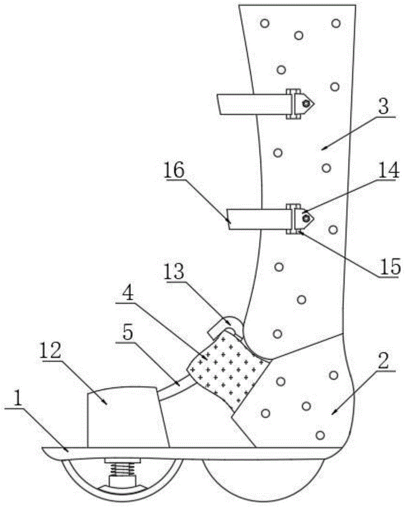 一种踝关节受伤用辅助行走设备的制作方法