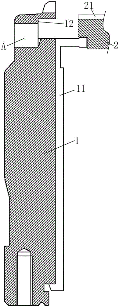 一种带排絮孔的单面机针筒的制作方法