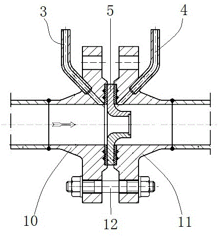 一种喷嘴式流量计壳体的制作方法