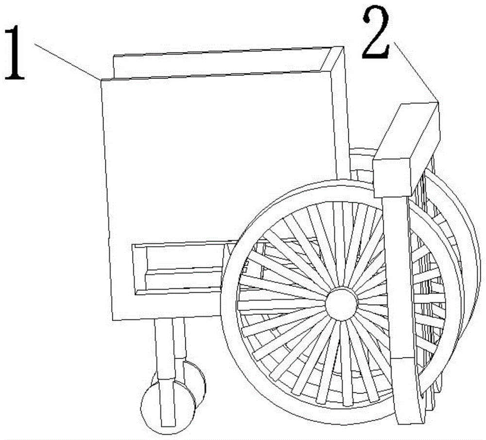 一种医疗租赁轮椅的制作方法