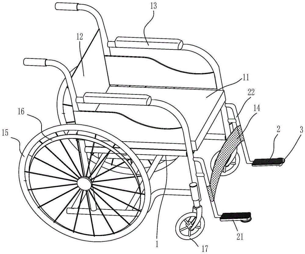 简易式轮椅避撞装置的制作方法