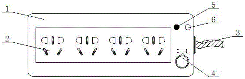 一种具有漏电监测功能的电气工程插线板的制作方法